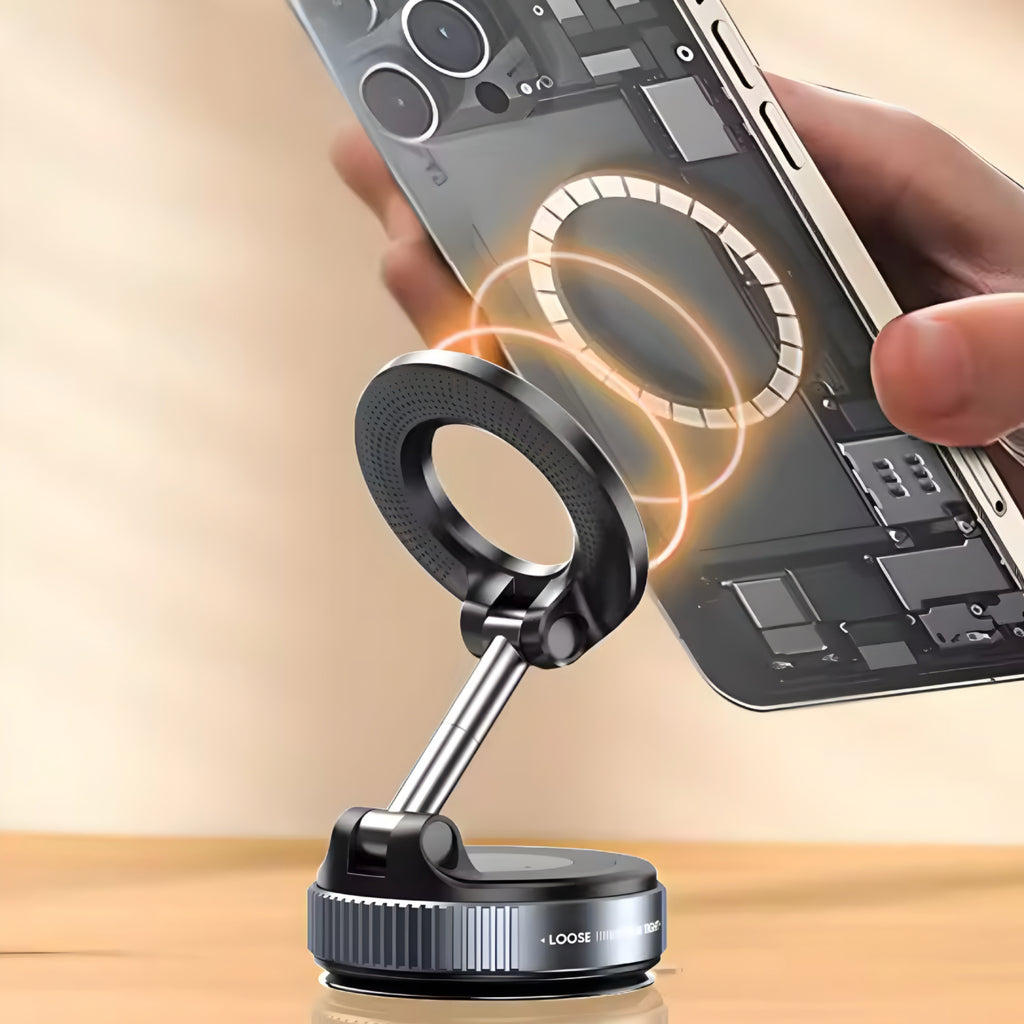 Vacuum Magnet Phone Bracket – Magnetic Car Mount