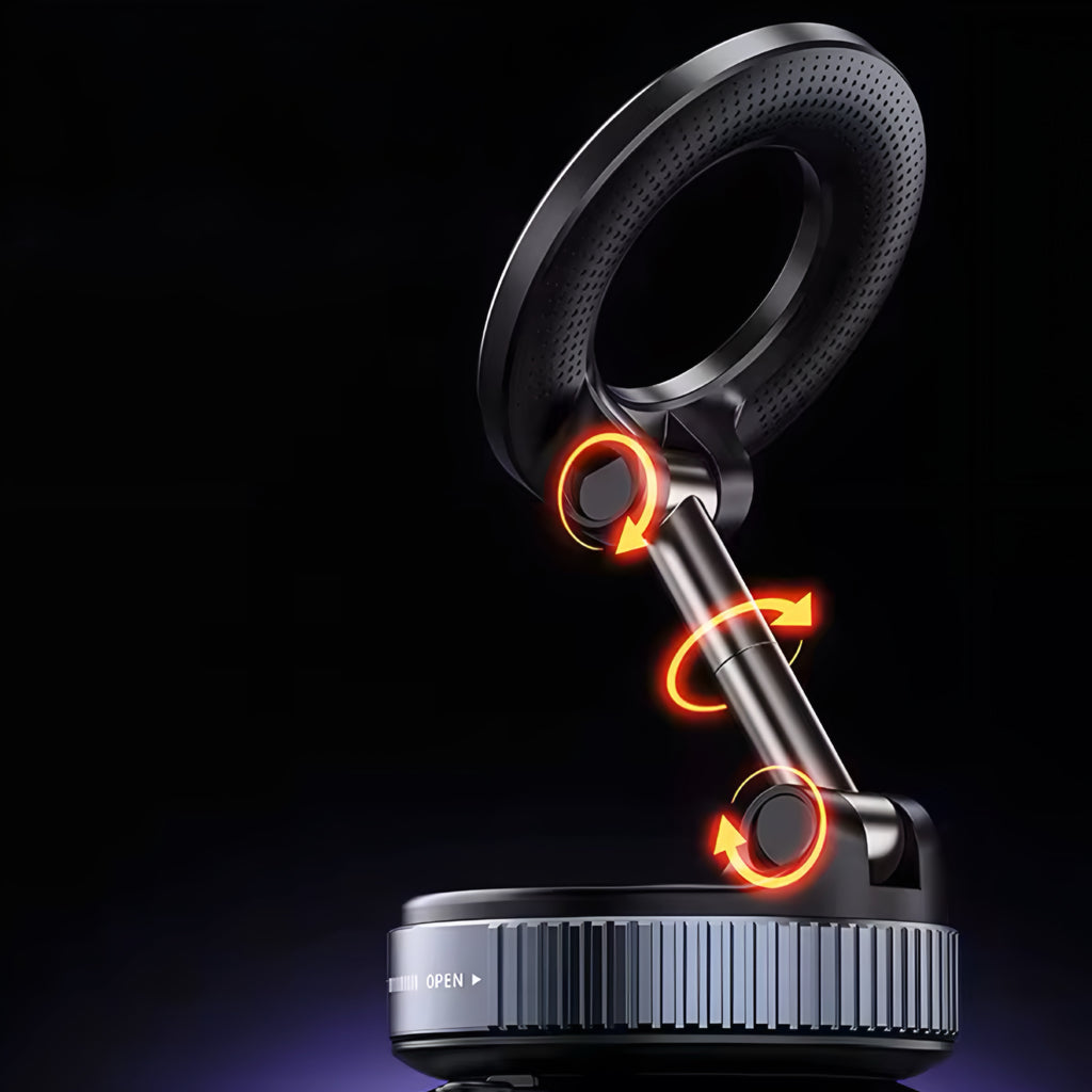 Vacuum Magnet Phone Bracket – Magnetic Car Mount