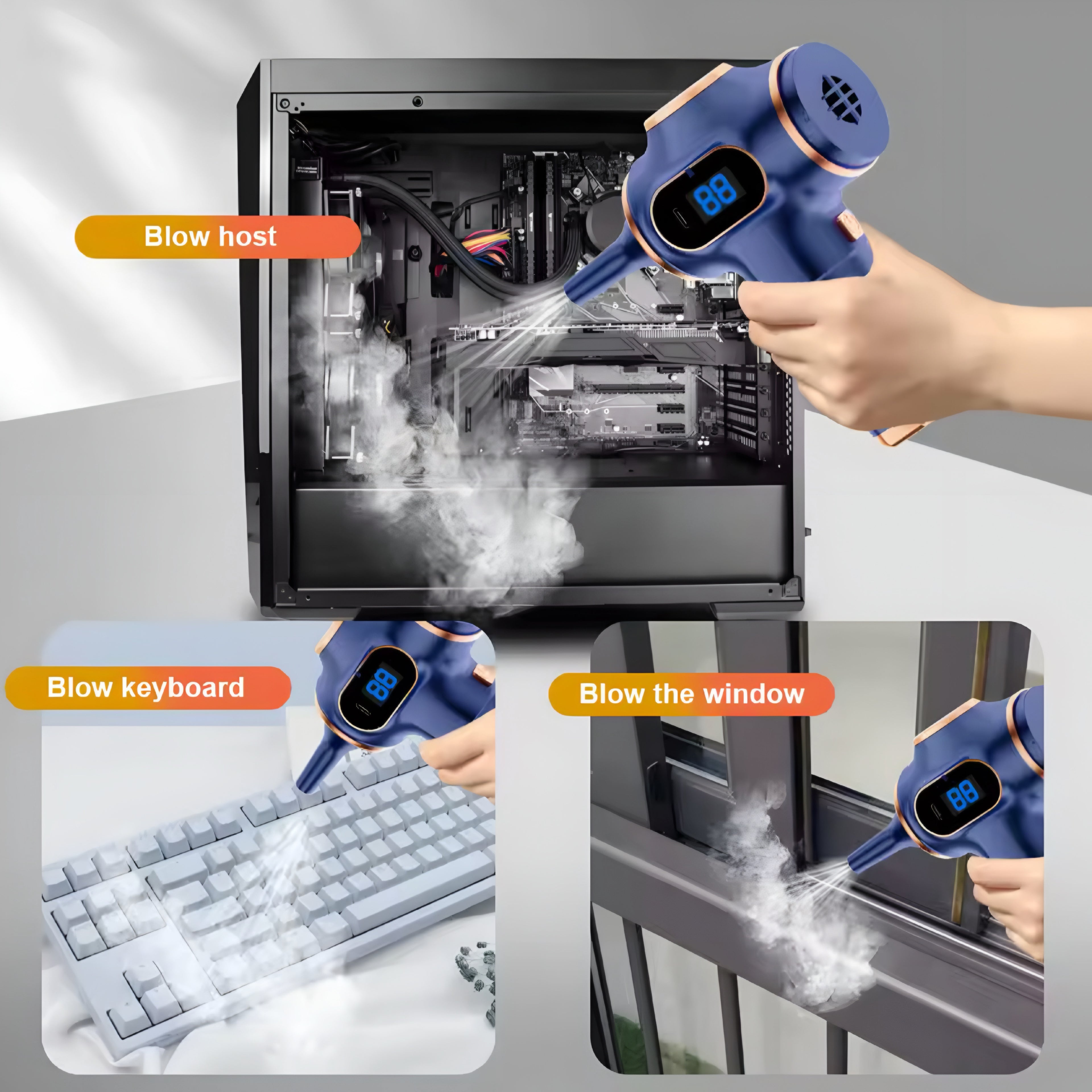 ABS Wireless Car & Home Vacuum Cleaner