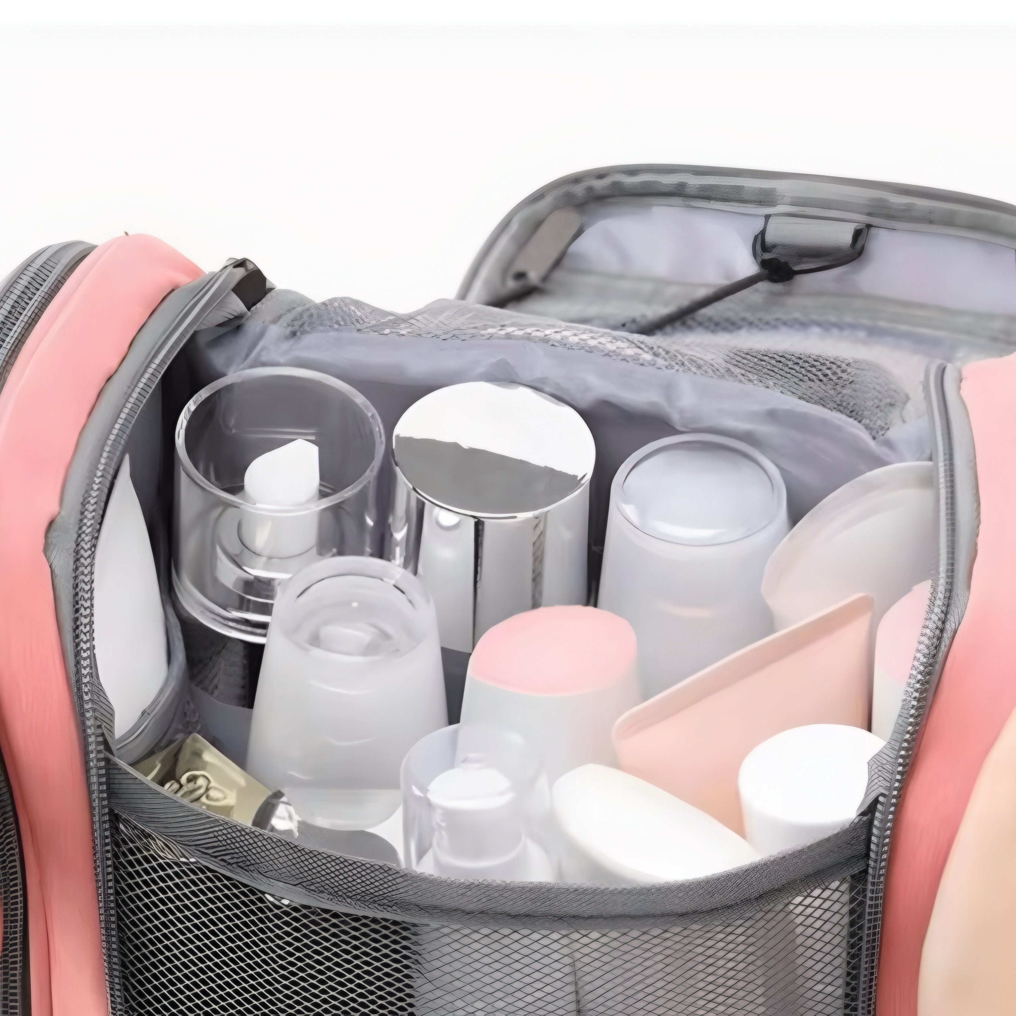 Waterproof Women’s Makeup Bag – Foldable Hanging Organizer