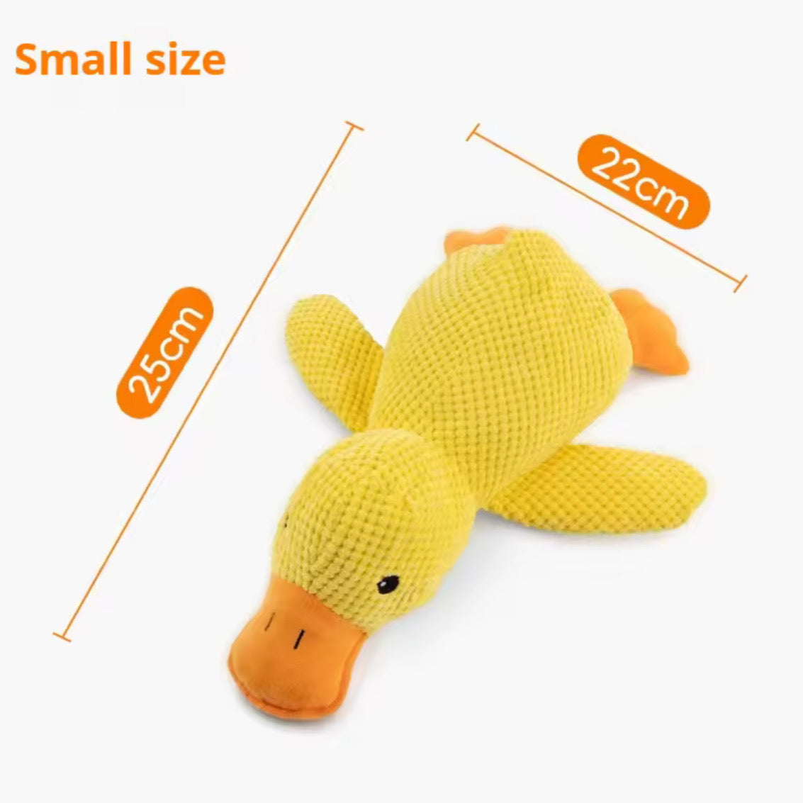 Plush Companion Sleeping Duck Dog Toy