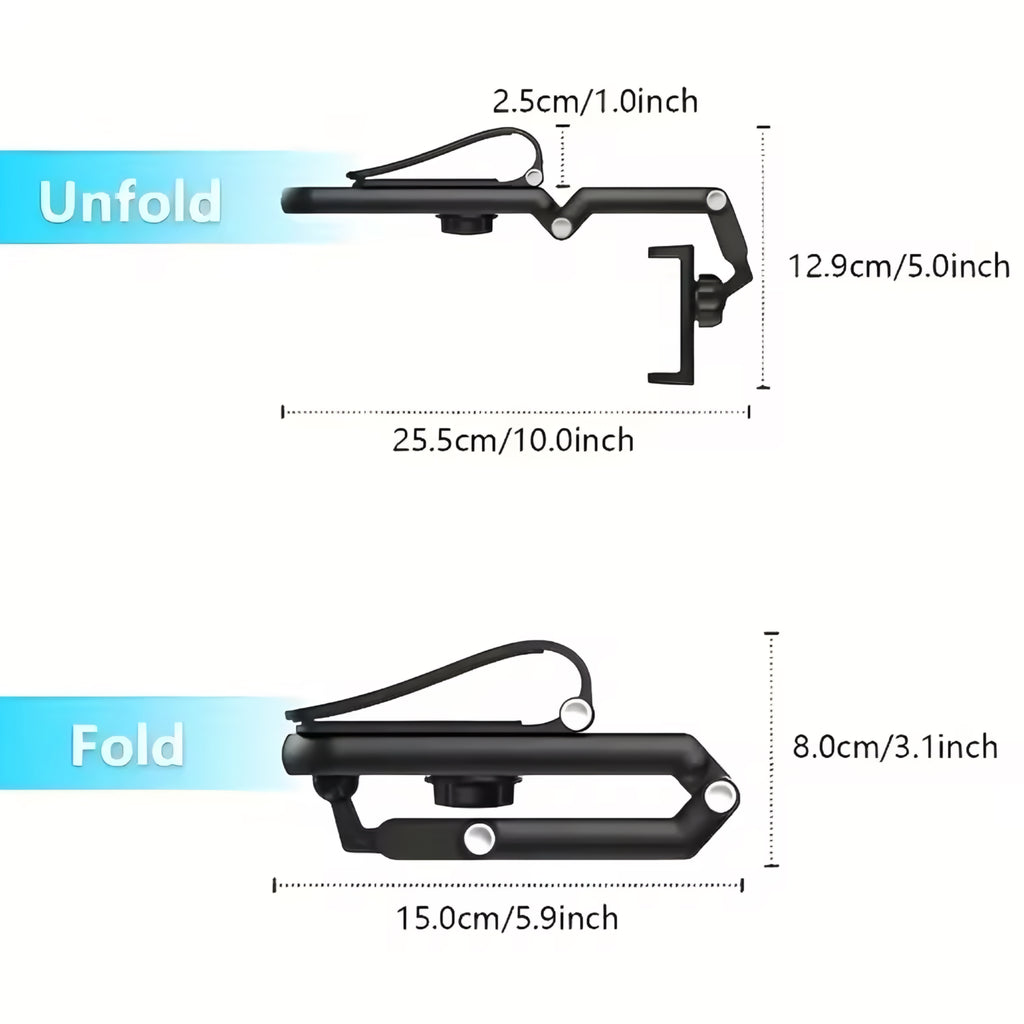 Multi-Functional Car Phone Holder – Sun Visor Mount