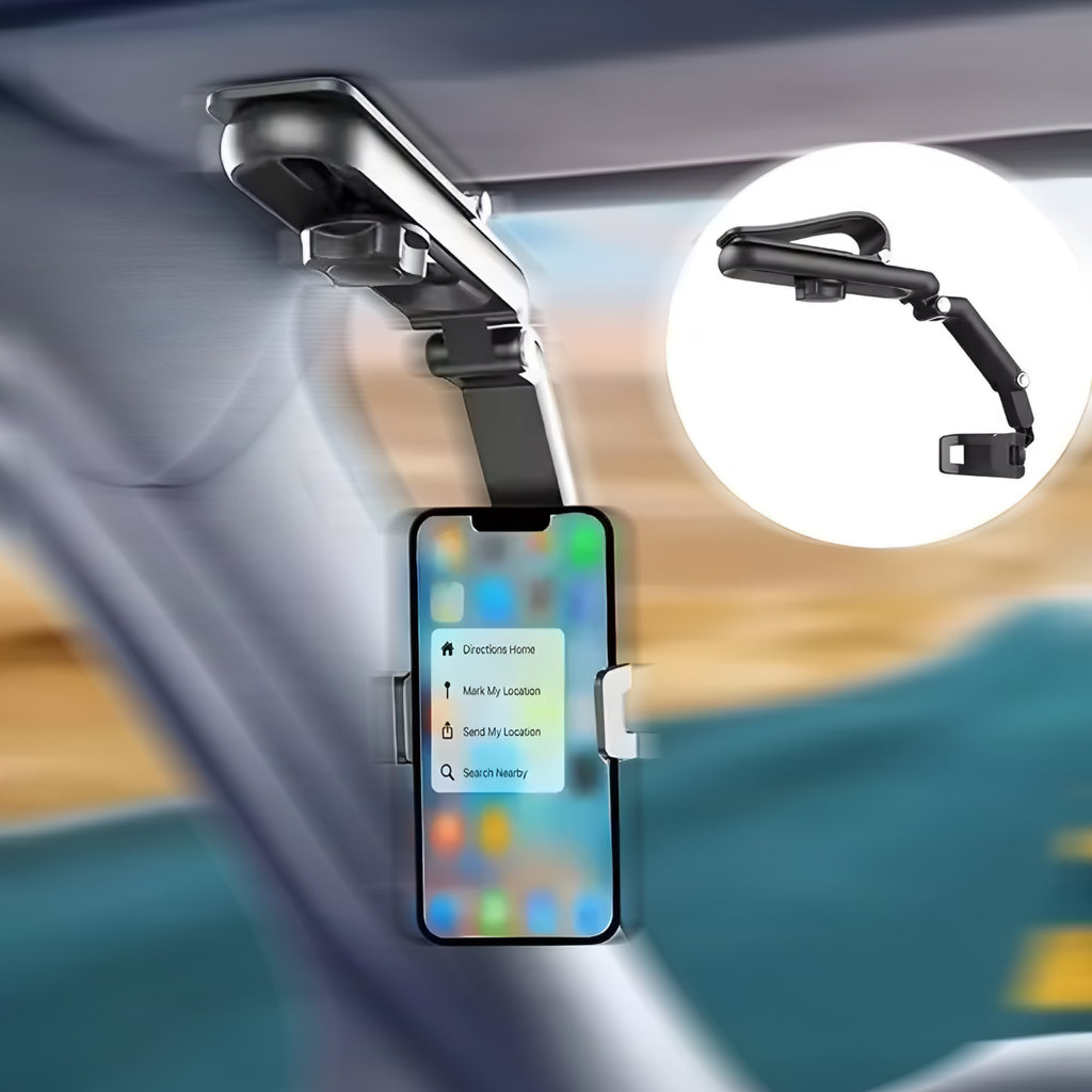 Multi-Functional Car Phone Holder – Sun Visor Mount