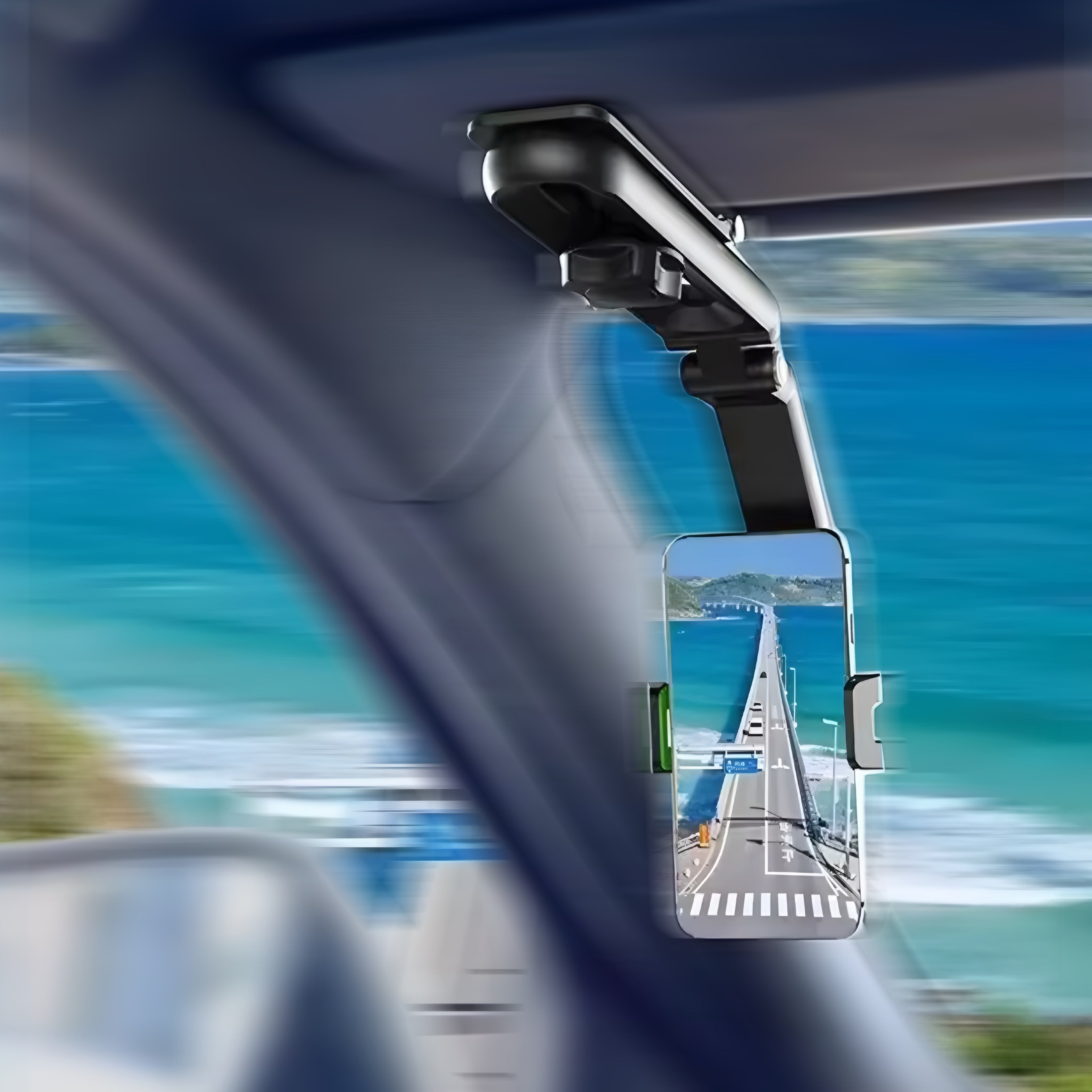 Multi-Functional Car Phone Holder – Sun Visor Mount