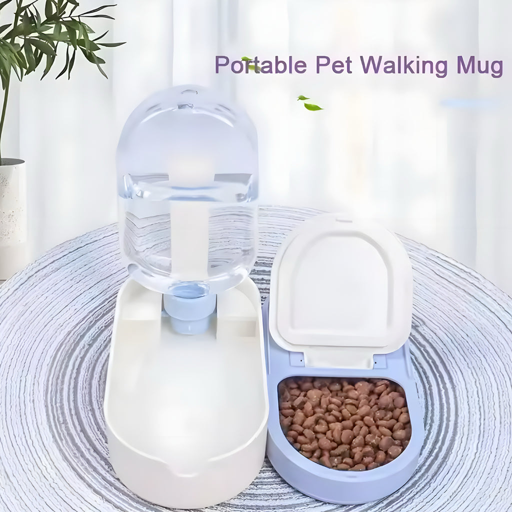 Portable Pet Food and Water Bottle