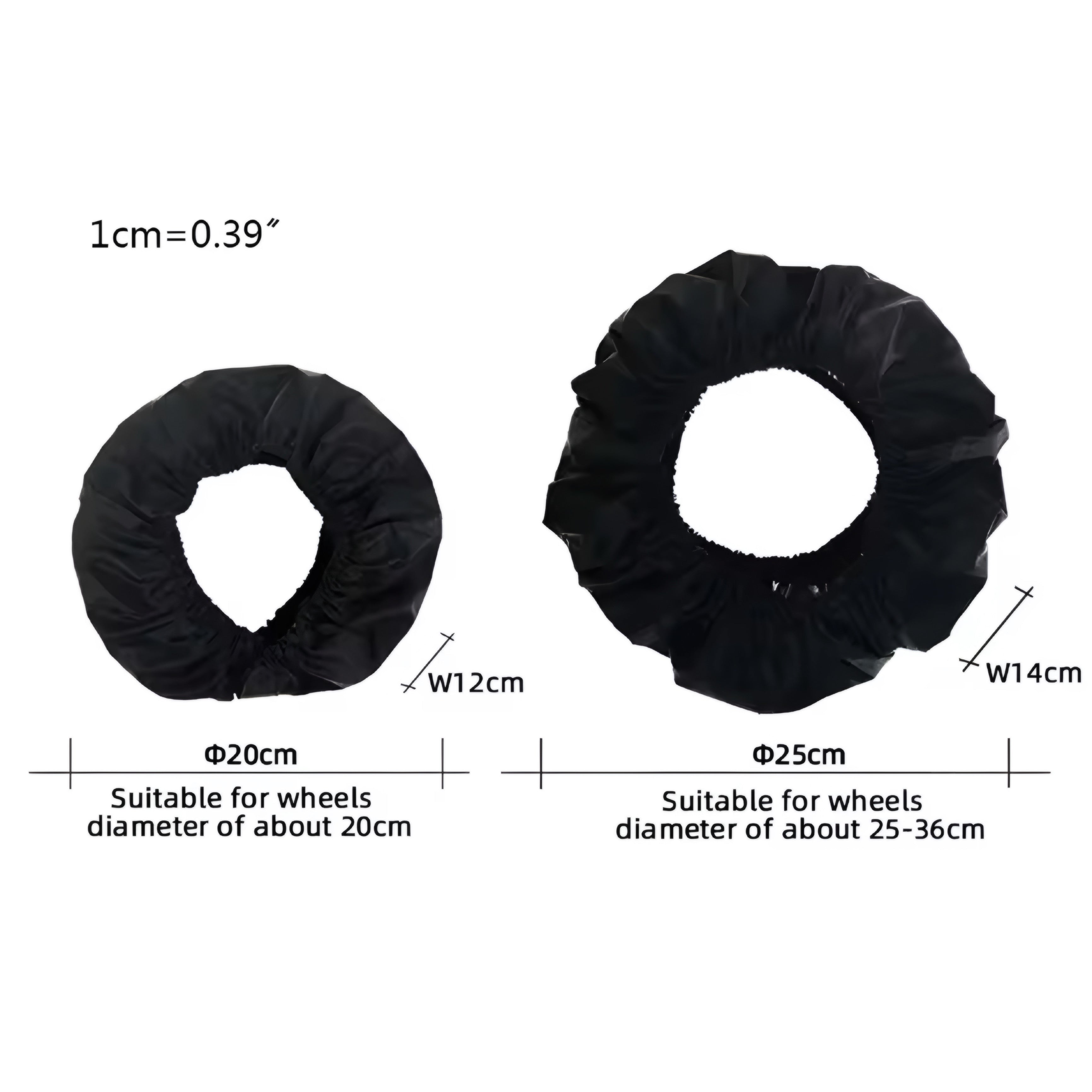 2-Piece Baby Stroller Wheel Covers