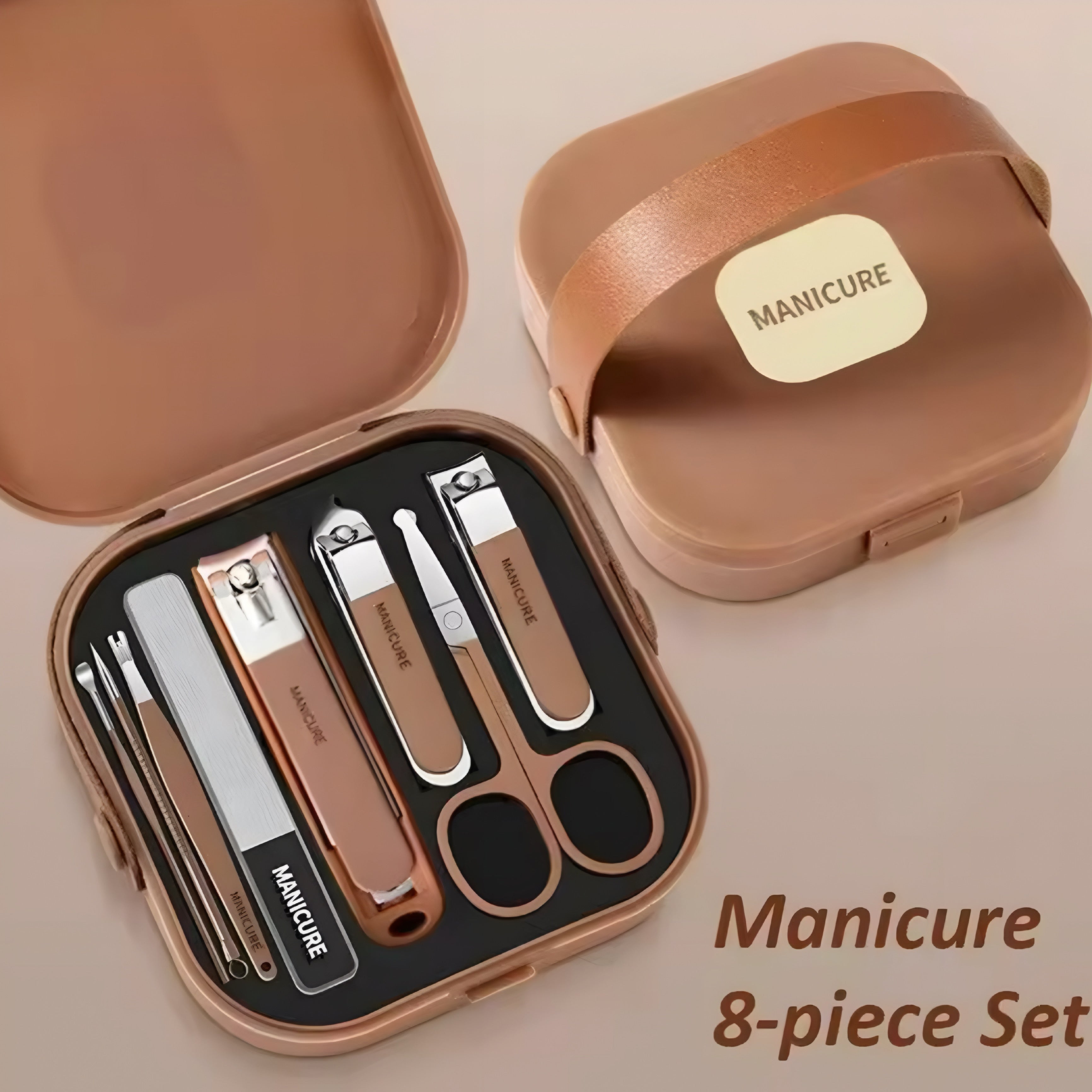 Stainless Steel Manicure Kit – All-in-One