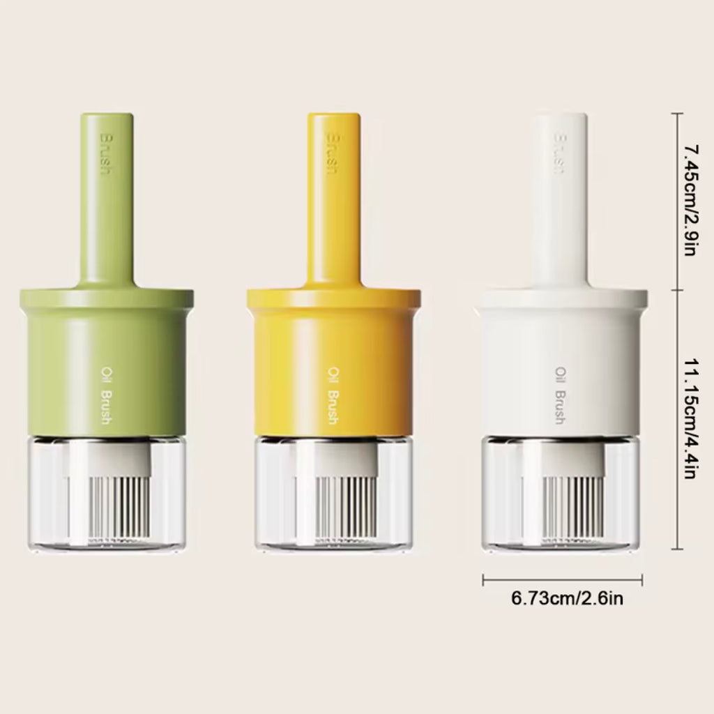 2-in-1 Oil & Sauce Dispenser Bottle with Brush